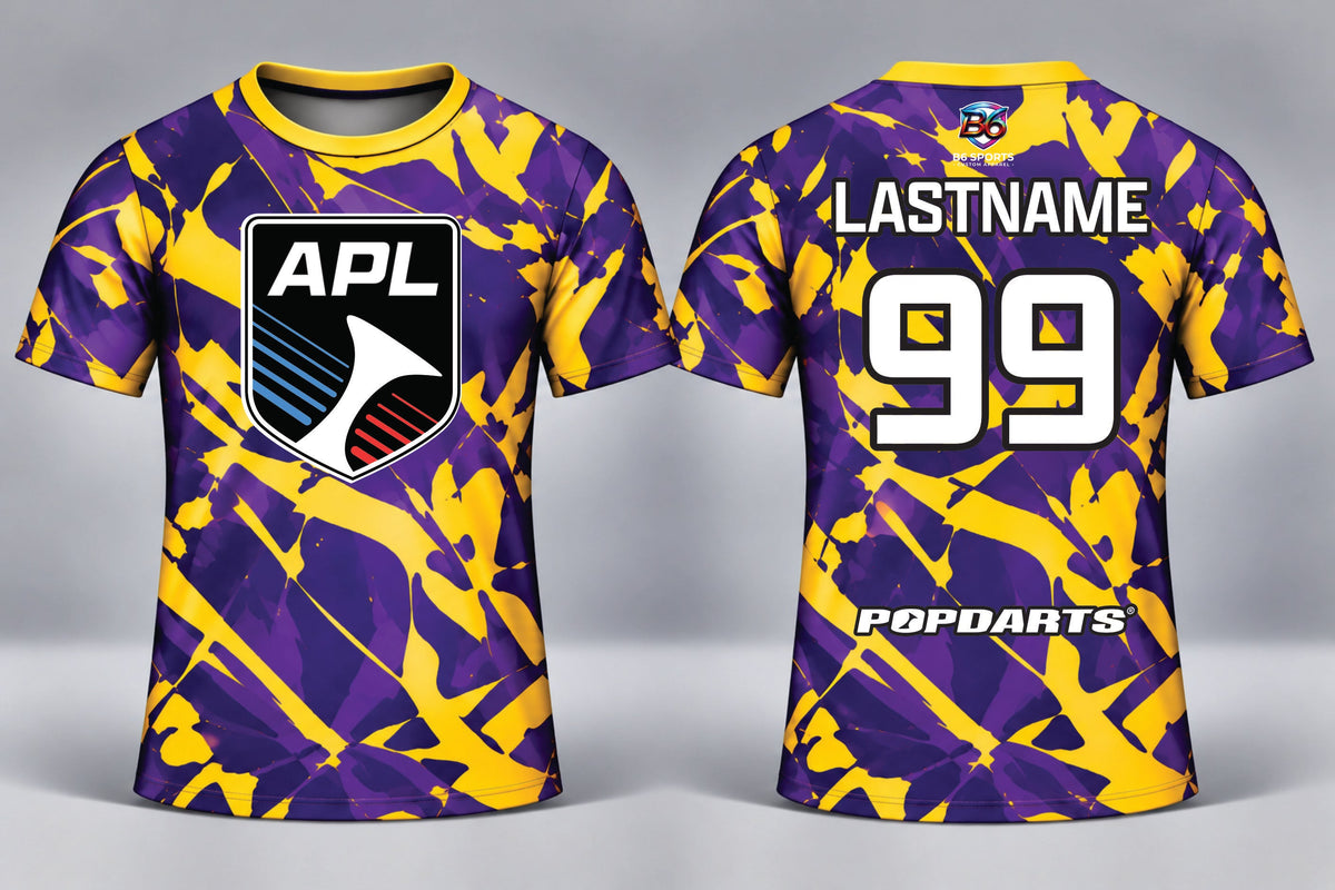 Yellow Camo APL Short Sleeve Jersey
