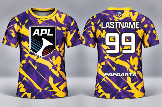 Yellow Camo APL Short Sleeve Jersey